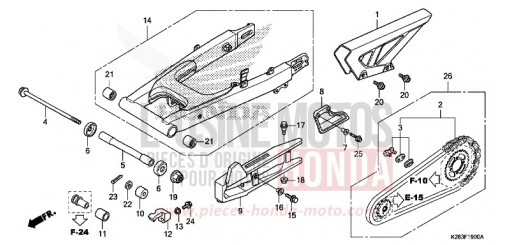 BRAS OSCILLANT CRF125FH de 2017